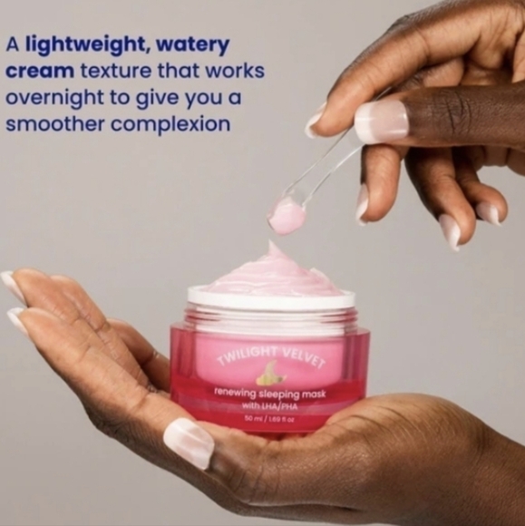 🌸 FaceTory Twilight Velvet Renewing Sleeping Mask w/ LHA & PHA (NIB / NWT) - Picture 8 of 13